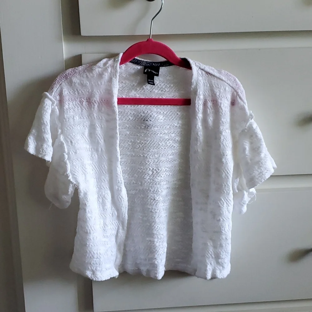 Girls short sleeve cardigan‎